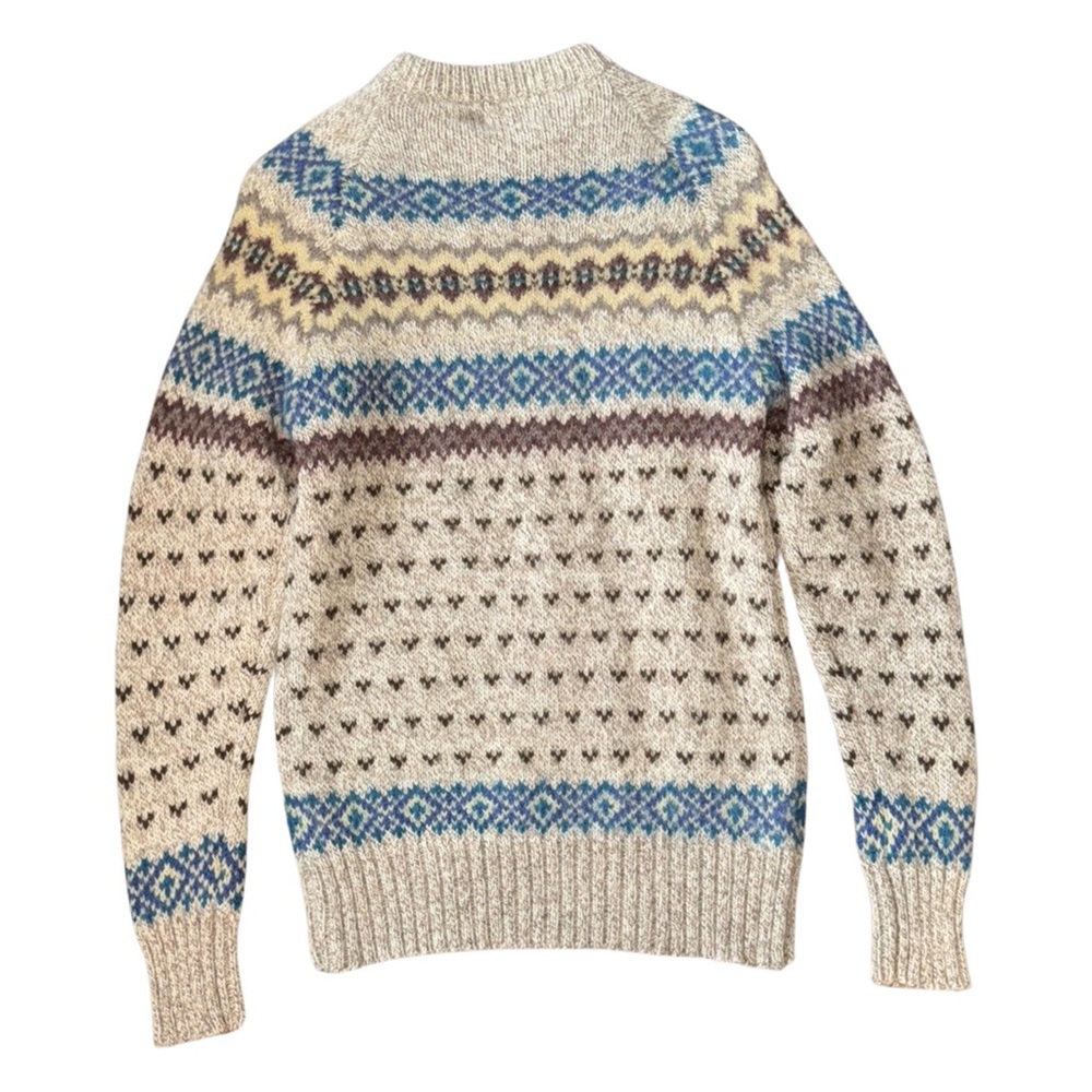 Vintage 1960’s Woolrich Fair Isle Sweater Wool - Picture 5 of 11